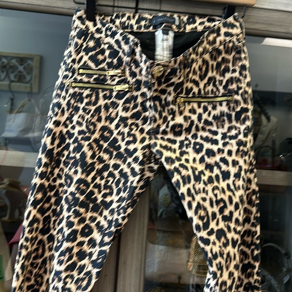 Juicy Couture Cheetah Skinny Pants Y2K SIZE 26 - Picture 2 of 10